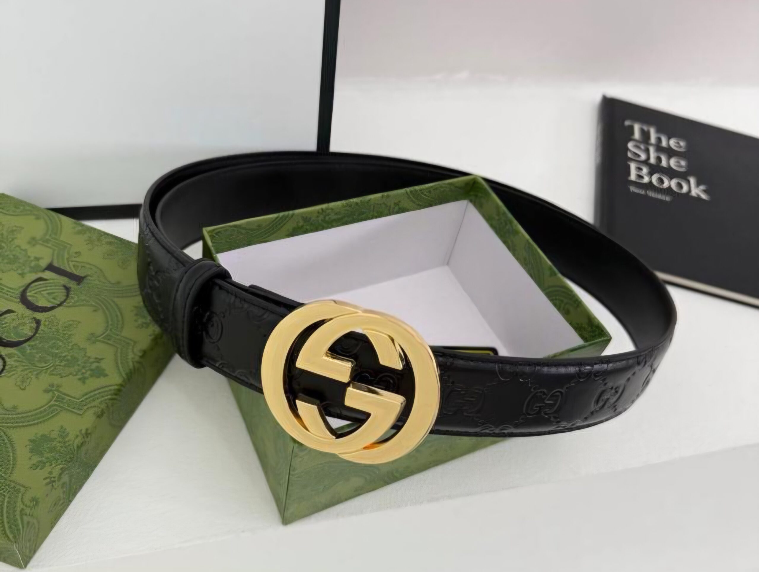 Cinturón Gucci Leather Double G